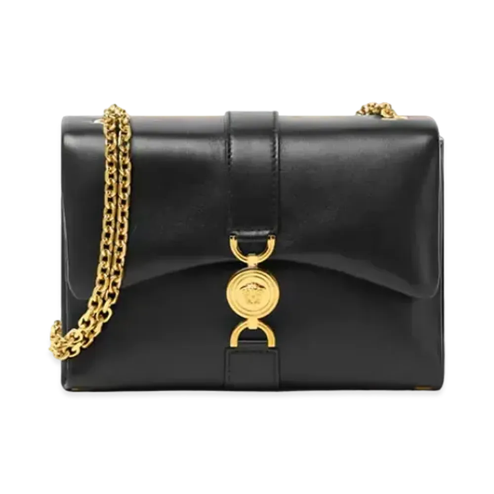 Versace Kleio Shoulder Bag "Black/Gold"