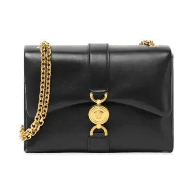 Versace Kleio Shoulder Bag "Black/Gold"