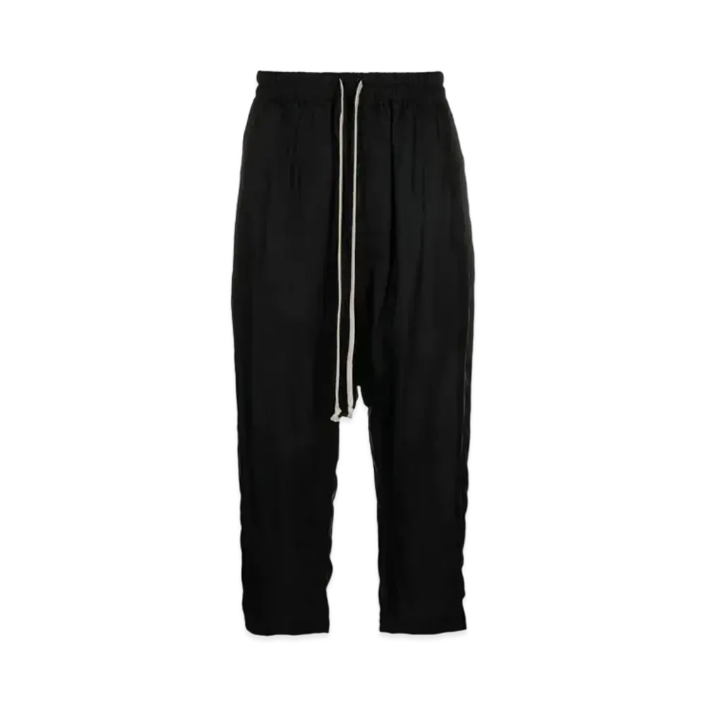 RICK OWENS Cropped Truck Pants "Black"