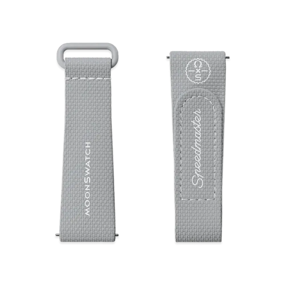 Swatch x OMEGA BIOCERAMIC MoonSwatch Rubber Strap "Grey/Grey"