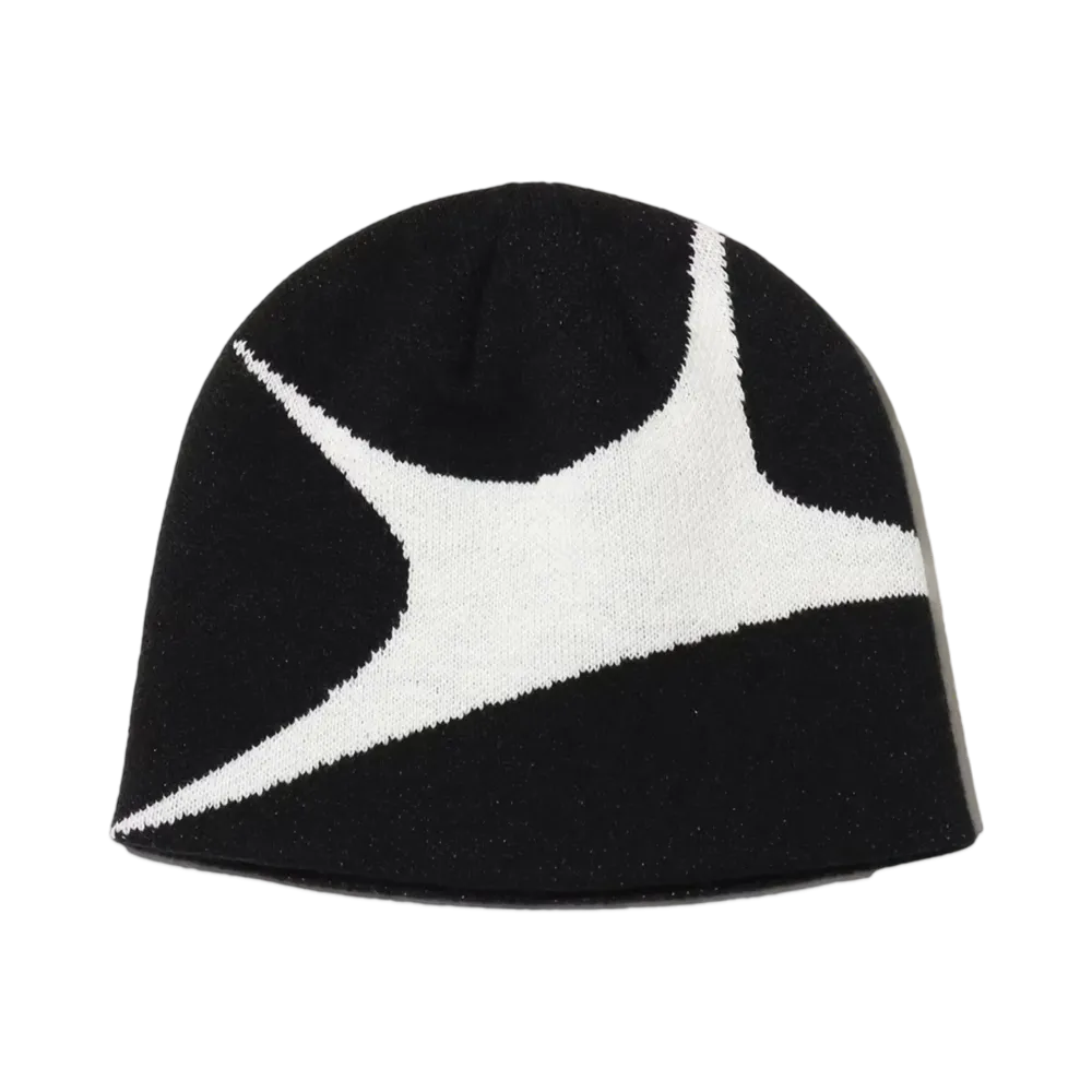 atmos pink Motif Jaquard Beanie "Black"