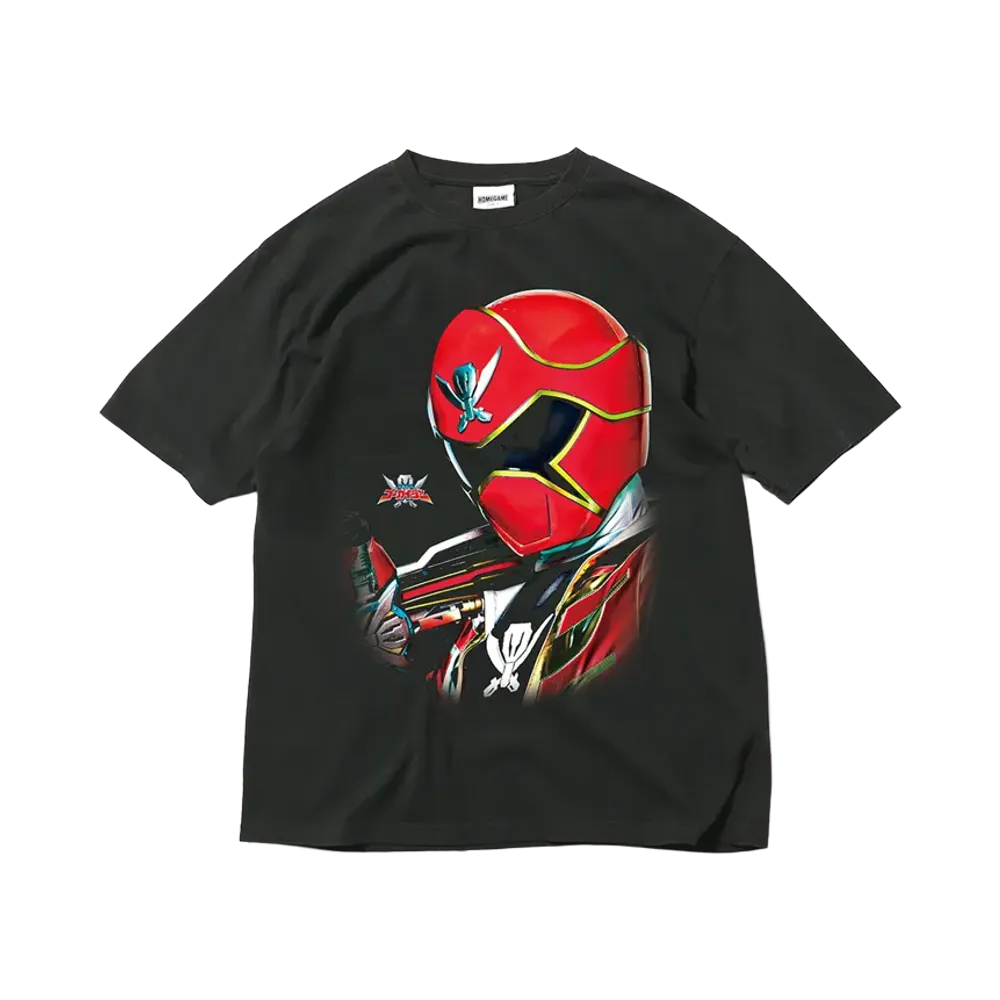 スーパー戦隊 x HOMEGAME \ 2011 ゴーカイレッド TEE "BLACK"