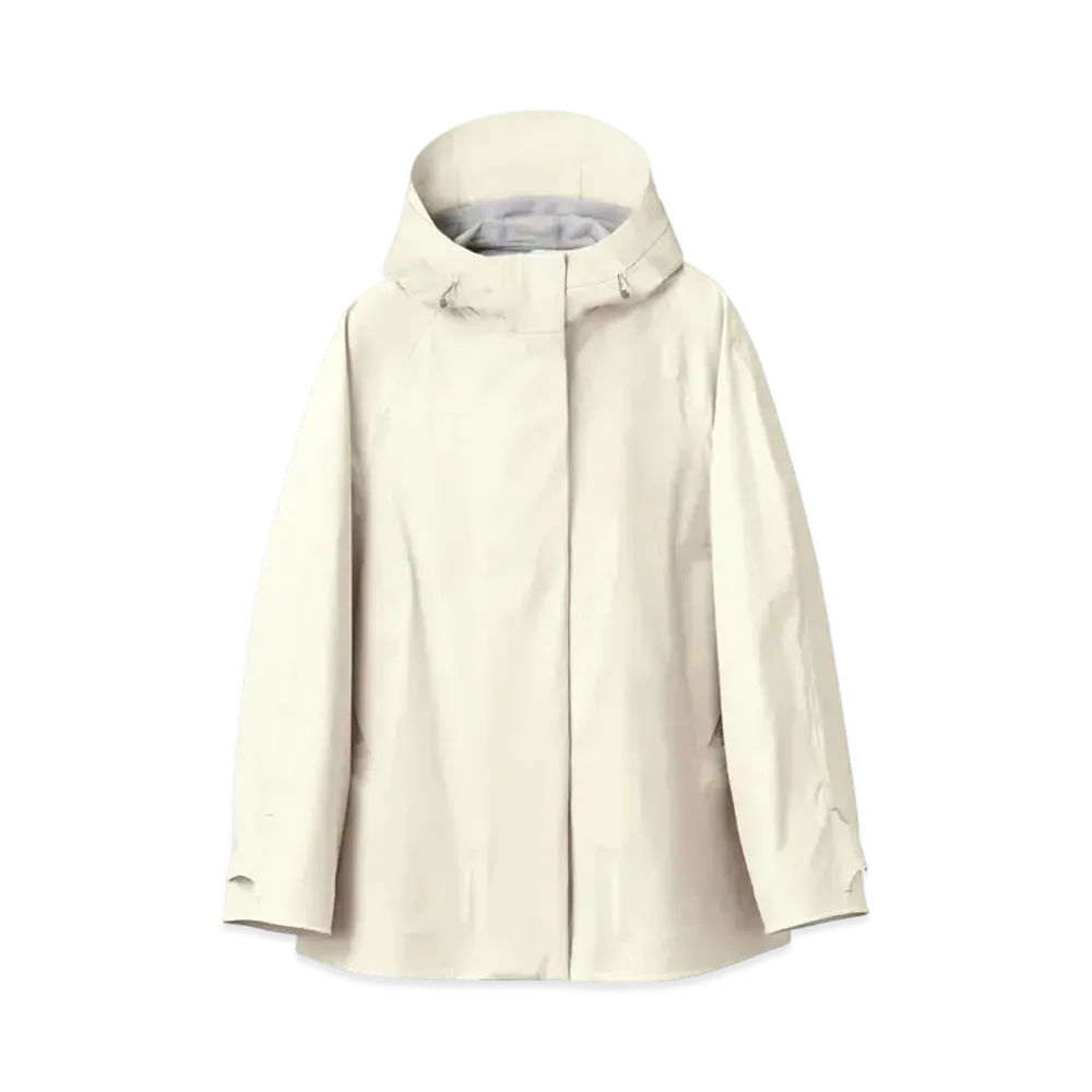 DESCENTE Allterrain Waterproof Shell Jacket Iris "White"