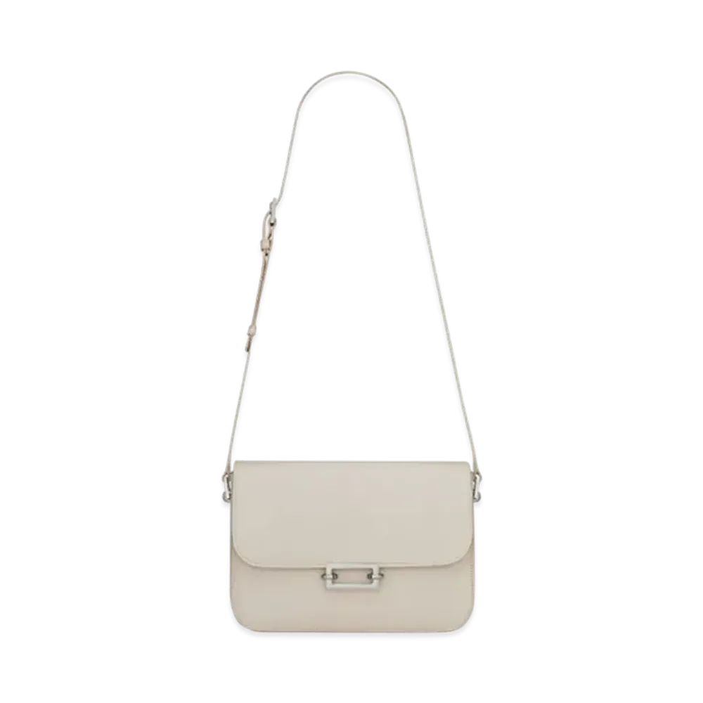 Saint Laurent Le Pave Satchel In Smooth Leather "Vintage White"