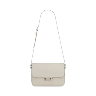 Saint Laurent Le Pave Satchel In Smooth Leather "Vintage White"