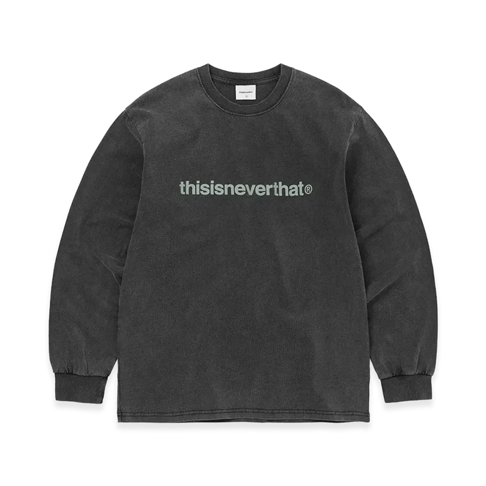 thisisneverthat T-Logo L/S Tee "Washed Black"