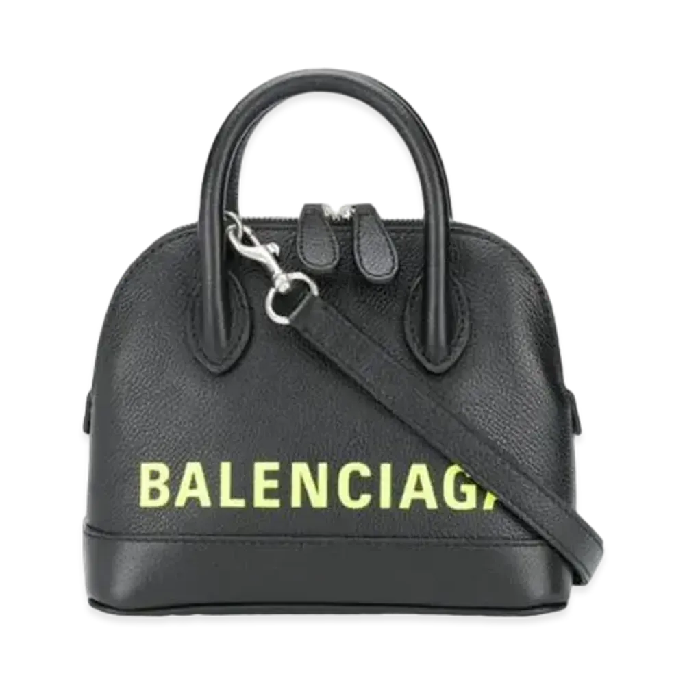 BALENCIAGA Calfskin Handbag "Black"