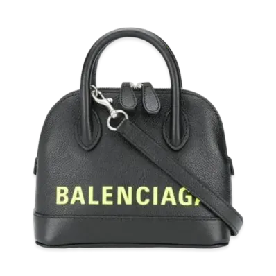BALENCIAGA Calfskin Handbag "Black"