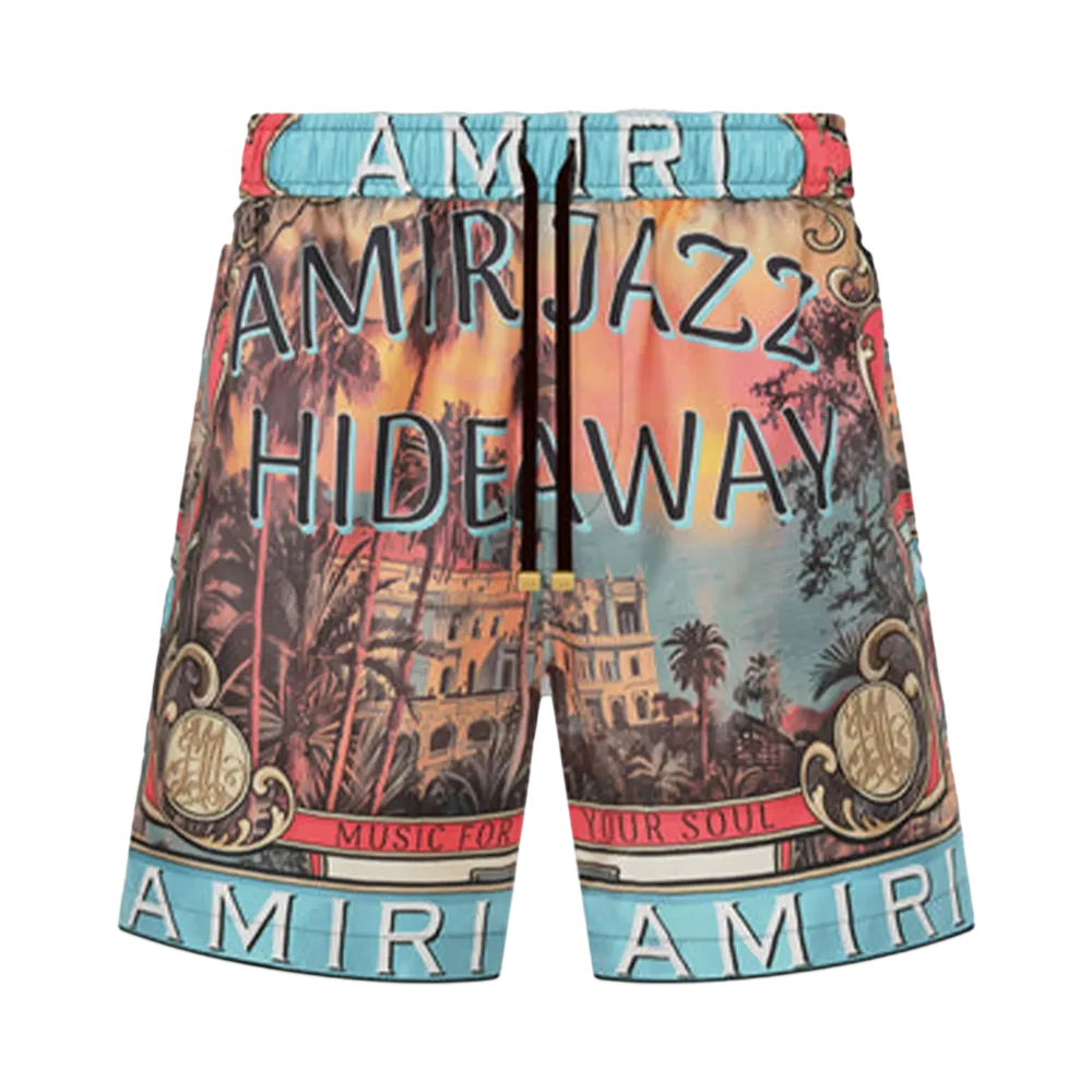 AMIRI Jazz Hideaway Short "Mulch"