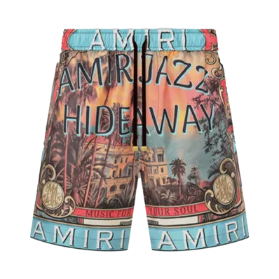AMIRI Jazz Hideaway Short "Mulch"
