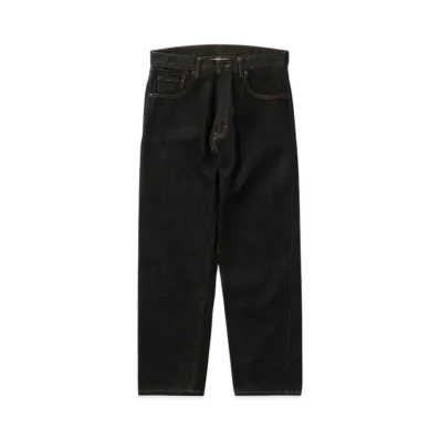 BEAMS 5 Pocket Wide Denim "Black"