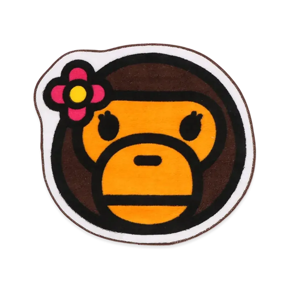 A BATHING APE Hand Towel "Brown"