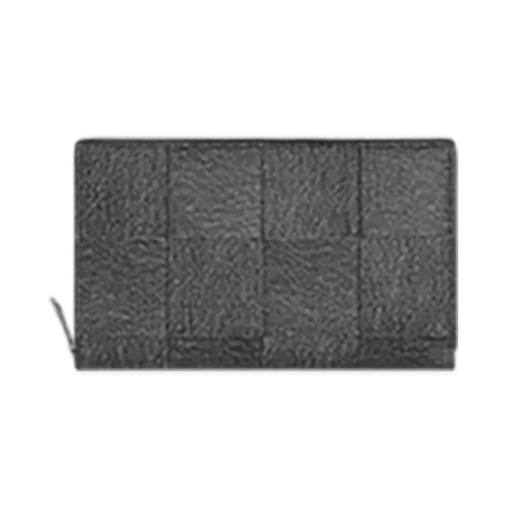 Bottega Veneta Cassette Zip Around Wallet "Mid Gray/Aldoars"