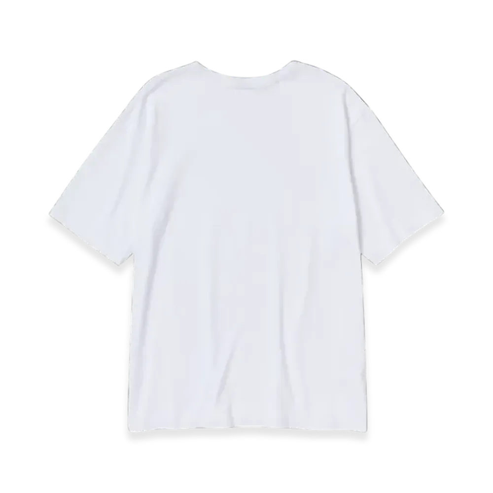 AURALEE Luster Plaiting Narrow Boat Neck T-Shirt "White"
