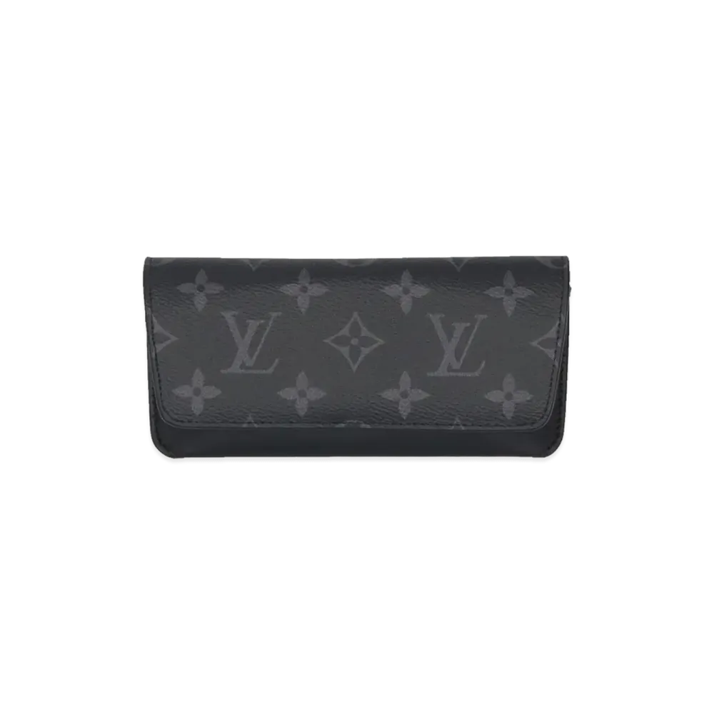 Louis Vuitton Etui Lunettes Woody Monogram Eclipse "Black"