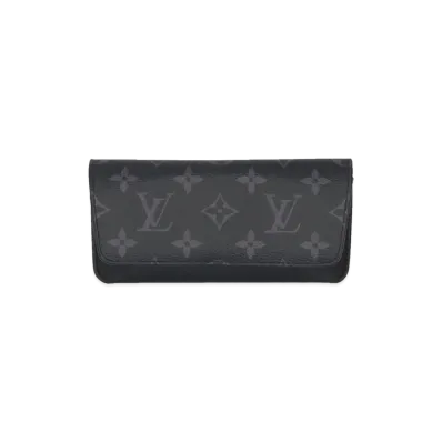 Louis Vuitton Etui Lunettes Woody Monogram Eclipse "Black"