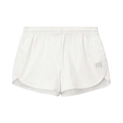 Alexander Wang Nylon Marathon Shorts "White"