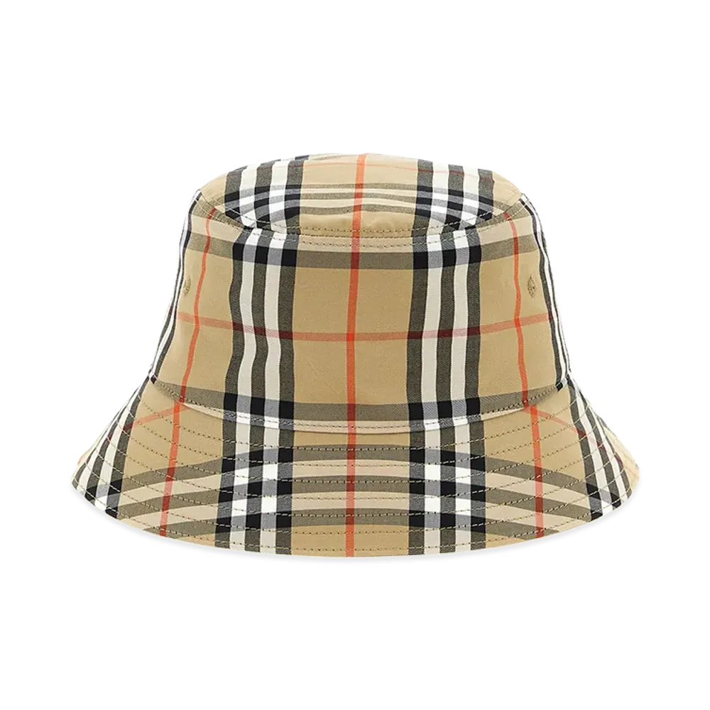 Burberry Kids Bucket Hat Check "Beige"