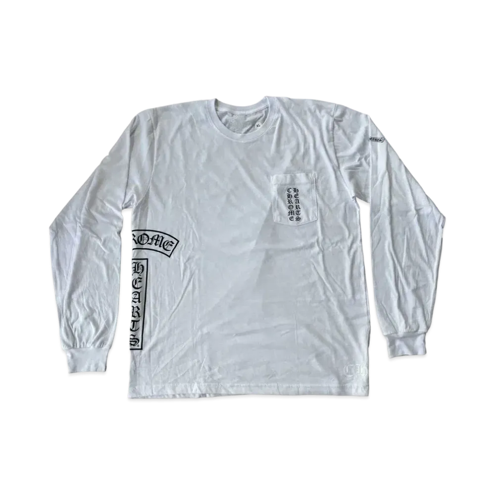 Chrome Hearts Multi Logo L/S T-Shirt "White"