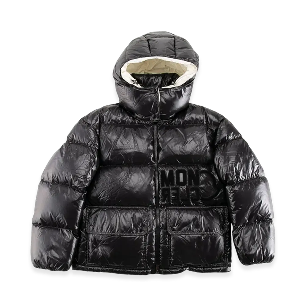 Moncler Women's Abbaye Giubbotto Down Jacket "Black"
