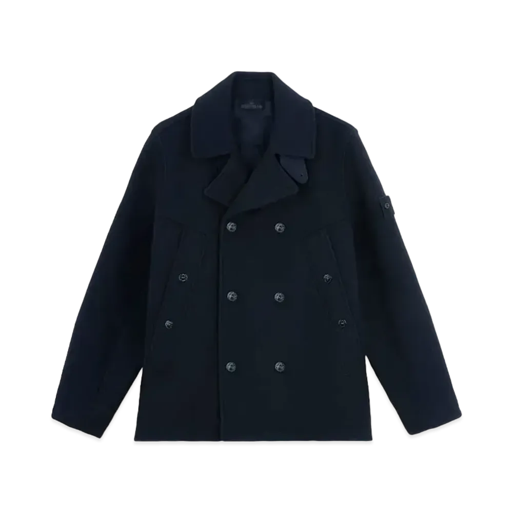 Stone Island 441F5 Heavy Melton_Stone Island Ghost "Navy Blue"