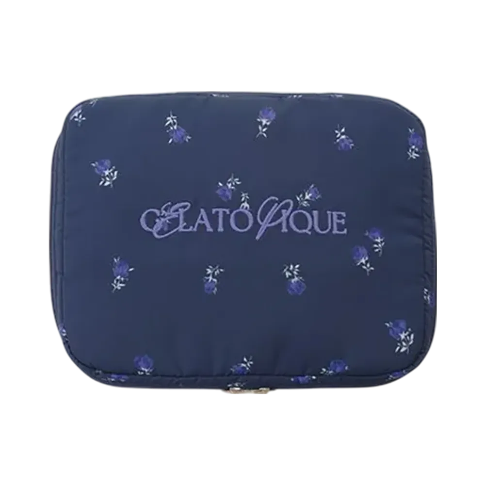 GELATO PIQUE Pattern Multi Pouch "Navy"