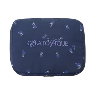 GELATO PIQUE Pattern Multi Pouch "Navy"