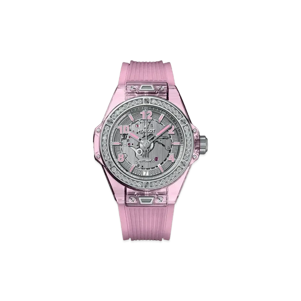 HUBLOT Big Bang One Click Pink Sapphire Diamonds 39mm