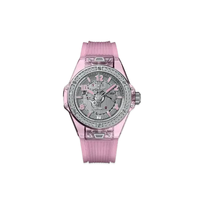 HUBLOT Big Bang One Click Pink Sapphire Diamonds 39mm