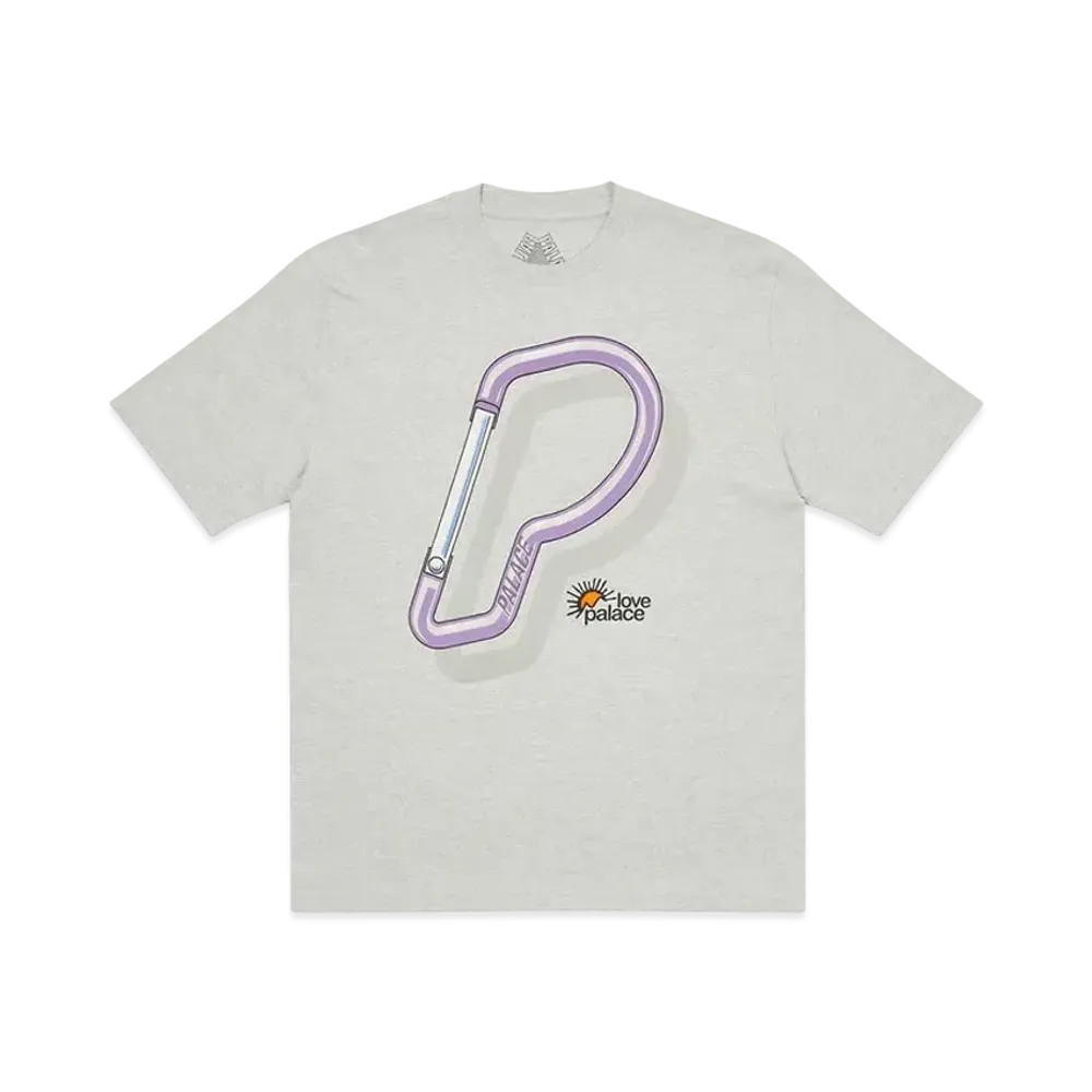 PALACE IT'S THE CLIMB T-SHIRT "Grey Marl"