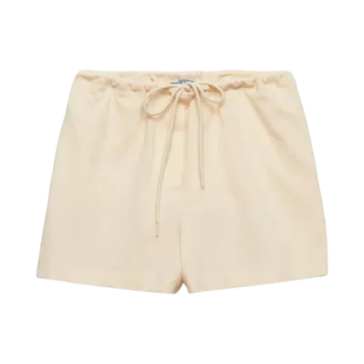 PRADA Women's Pique Shorts "Vanilla"