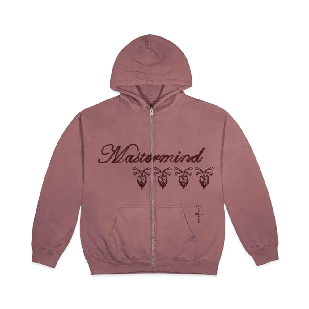 Travis Scott Cactus Jack For Mastermind Skull Zip Up "Pink"