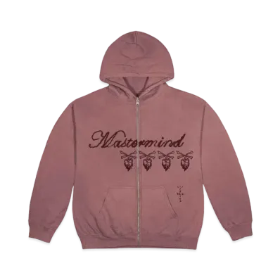 Travis Scott Cactus Jack For Mastermind Skull Zip Up "Pink"