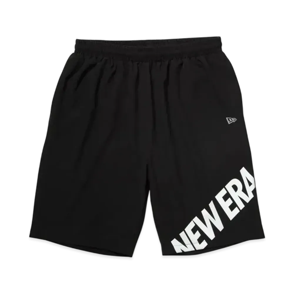 NEW ERA Performance Apparel Light Wind Short Pants Wordmark "Black"