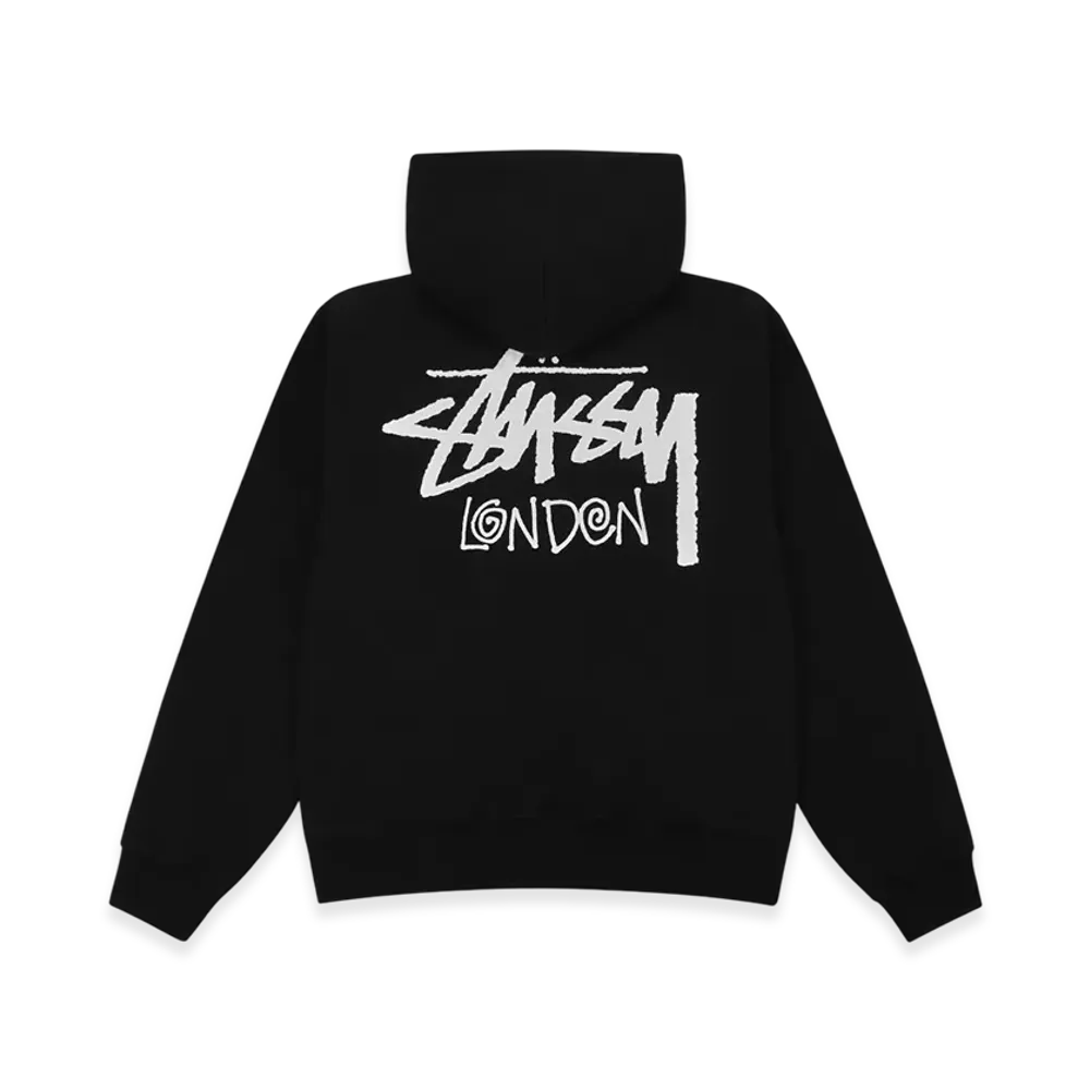 Stussy Stock London Zip Hoodie "Black"