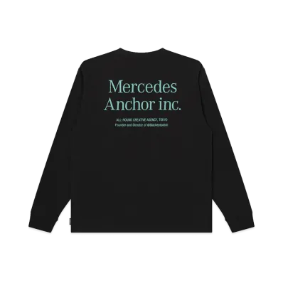 Mercedes Anchor inc. Logo L/S Tee "Black"