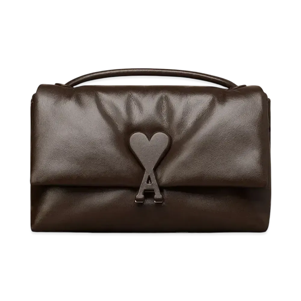 AMI PARIS Vourevous Bag "DarkCoffee"