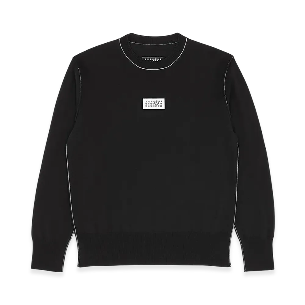 MM6 Maison Margiela Men's Wool Jumper "Black"