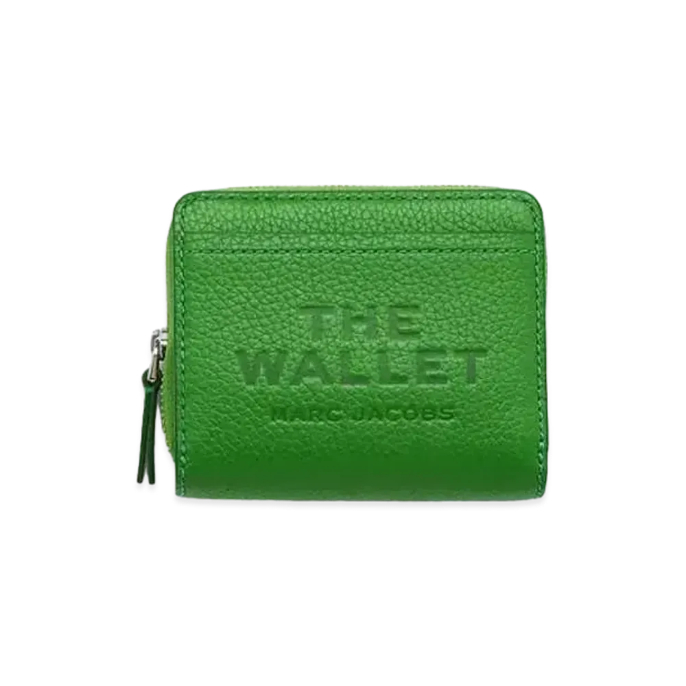 Marc Jacobs The Leather Compact Wallet Mini "Kiwi"