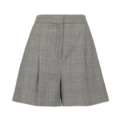 Alexander McQUEEN Prince Of Wales Tailored Shorts "Black"