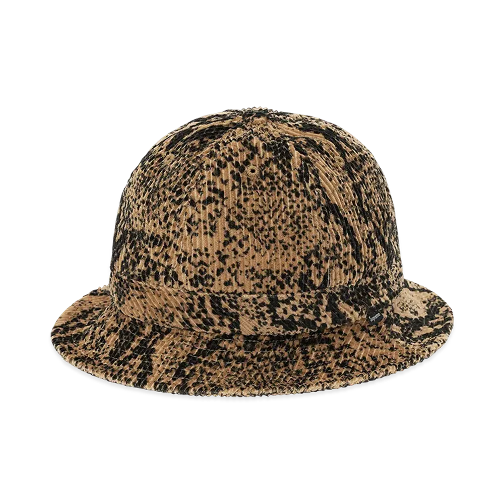 Supreme Snakeskin Corduroy Bell Hat "Tan"