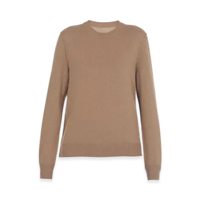 Maison Margiela Women's Cashmere Sweater "Almond"