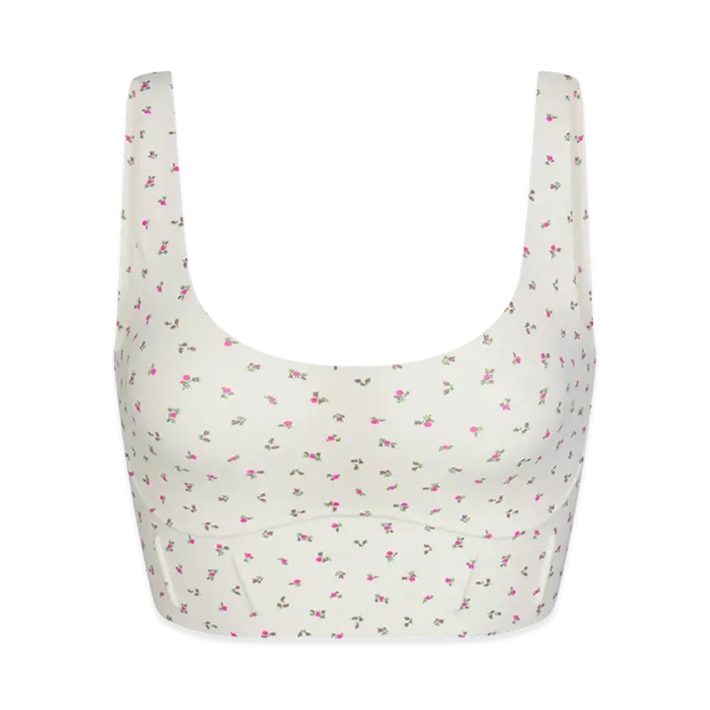 Nike x SKIMS Women's Longline Corset Bra "Ditsy Floral Print"