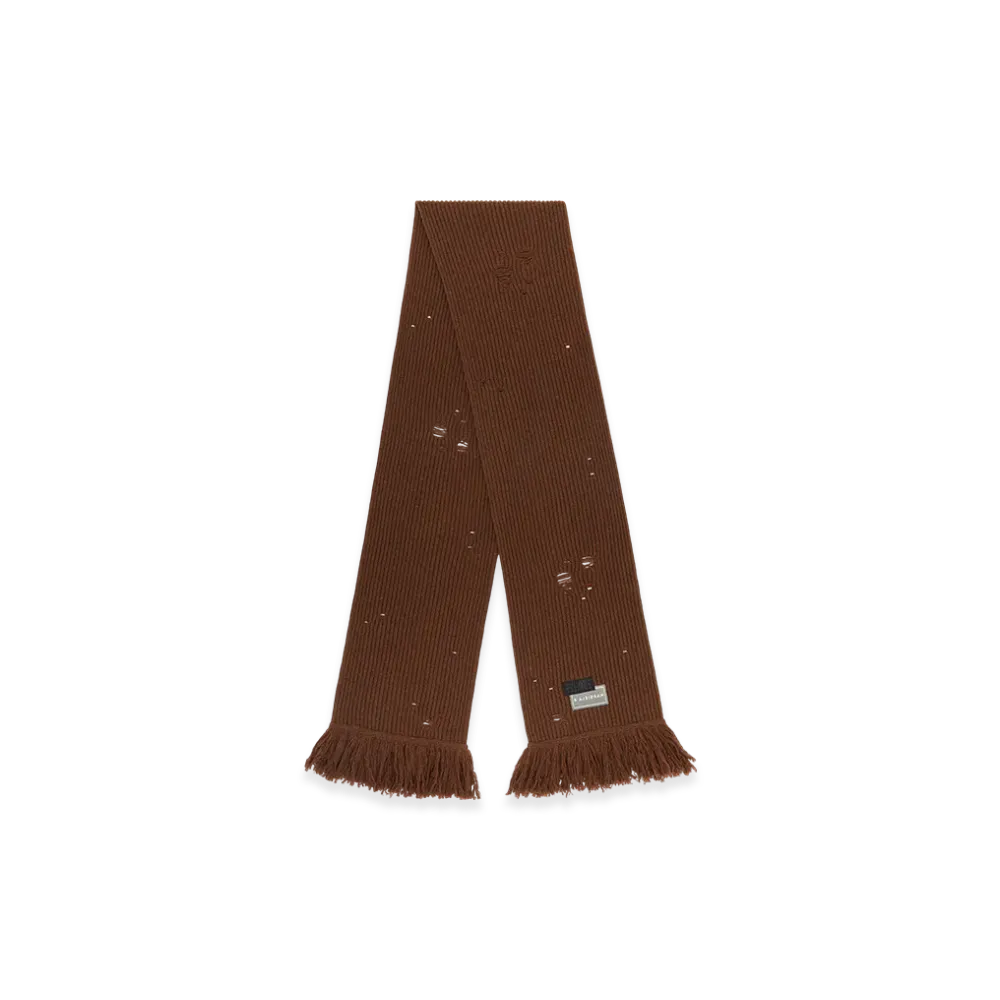 MM6 Maison Margiela Wool Scarf "Brown"