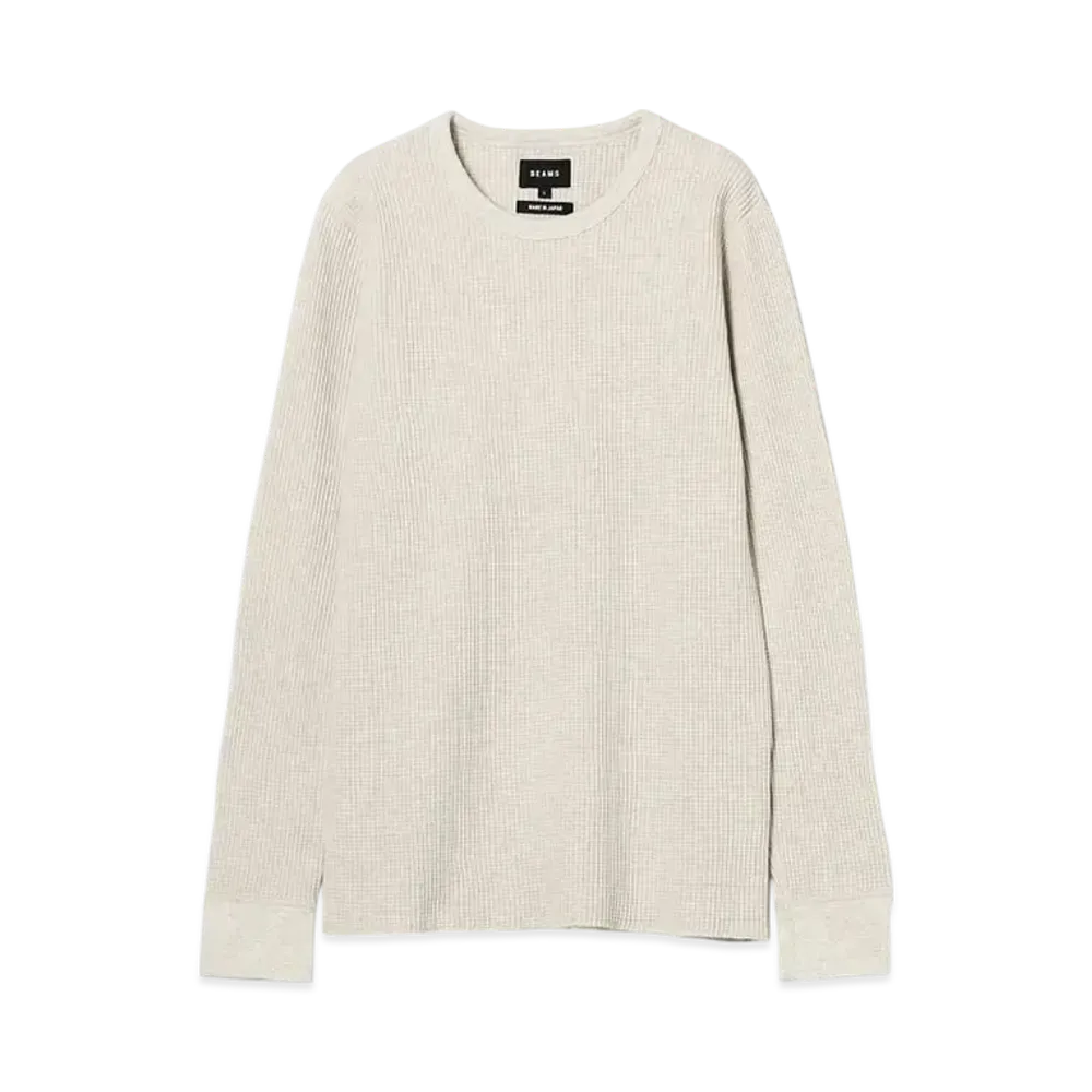 BEAMS Thermal Cut And Sew "Oatmeal"