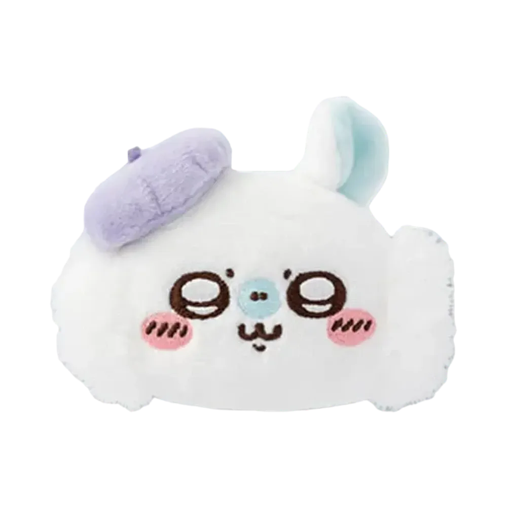 Gray Parka Service "Tokyo souvenir OKAO Plush Badges" -Chiikawa- Momonga