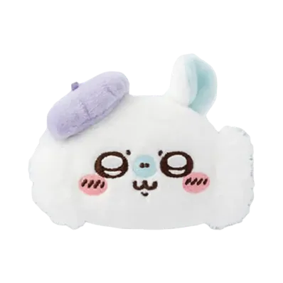 Gray Parka Service "Tokyo souvenir OKAO Plush Badges" -Chiikawa- Momonga