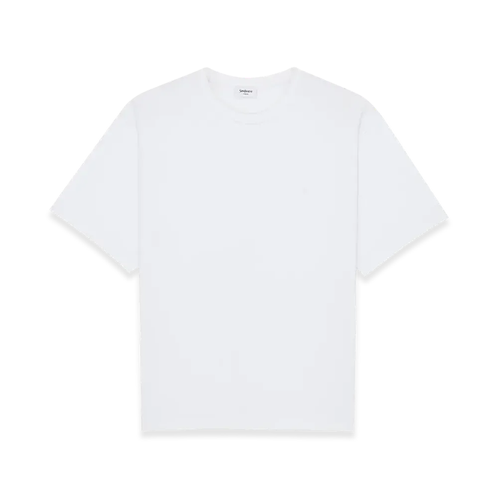Saint Laurent Oversized "Cassandre" T-Shirt "White"