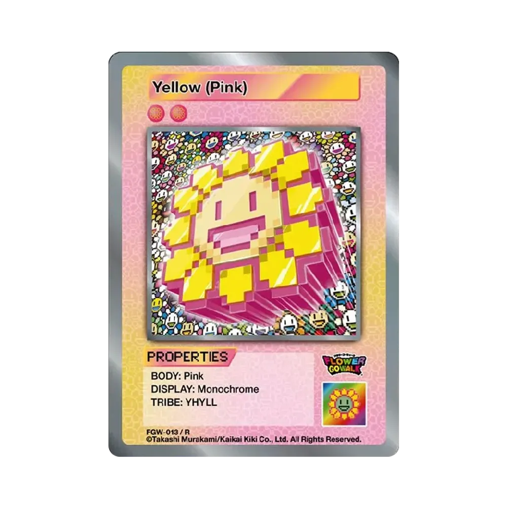 イエロー (ピンク) R [FGW-013]【英語版】(ムラカミフラワーズ「Flower Go Walk 付属限定版」)