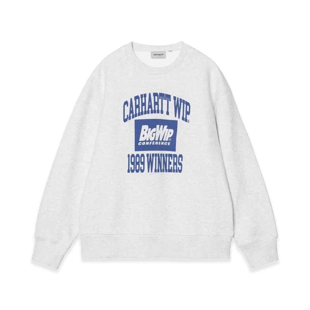 Carhartt WIP 1989 Winners Sweat "Ash Heather/Heavy Stone Wash"